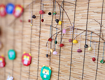 施設の飾り付け